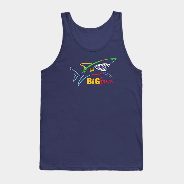 BIG JAWS Tank Top by badtuna